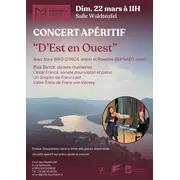 Concert apéritif : D'Est en Ouest
