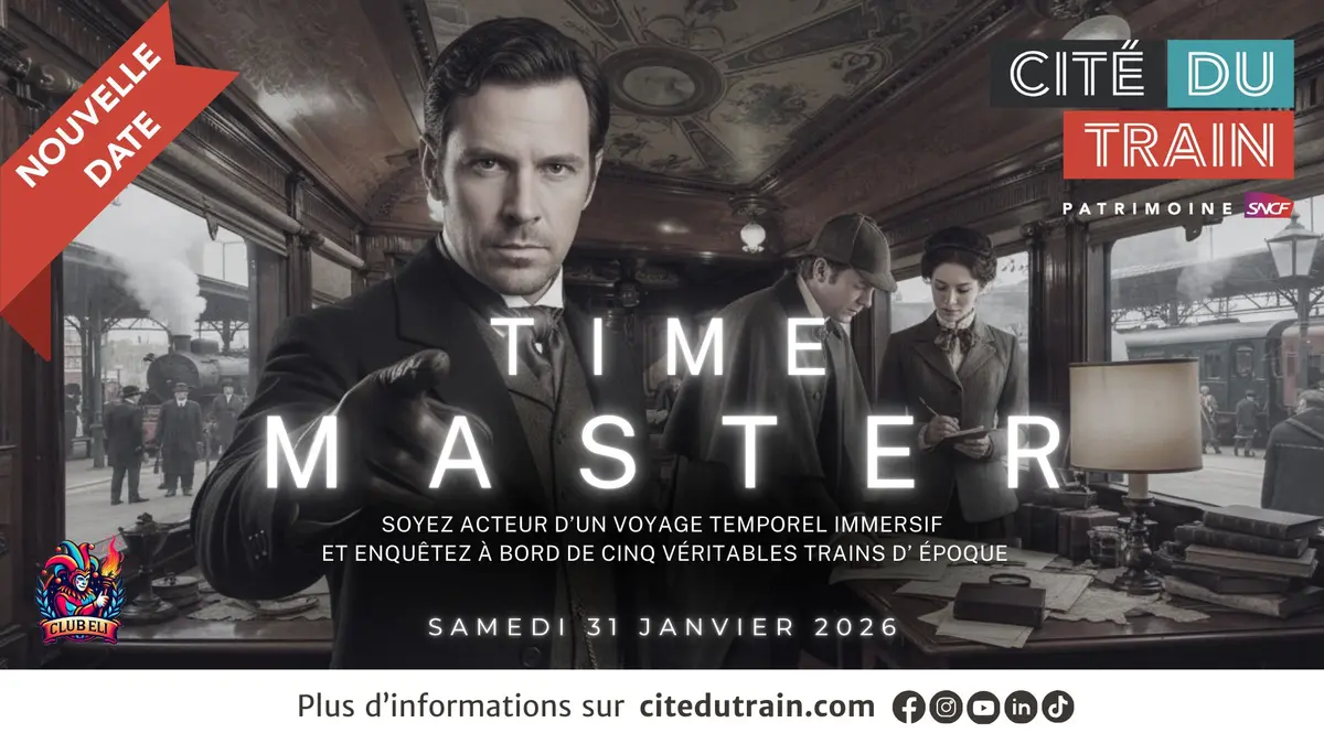 Time Master, la nouvelle murder party de la Cité du Train