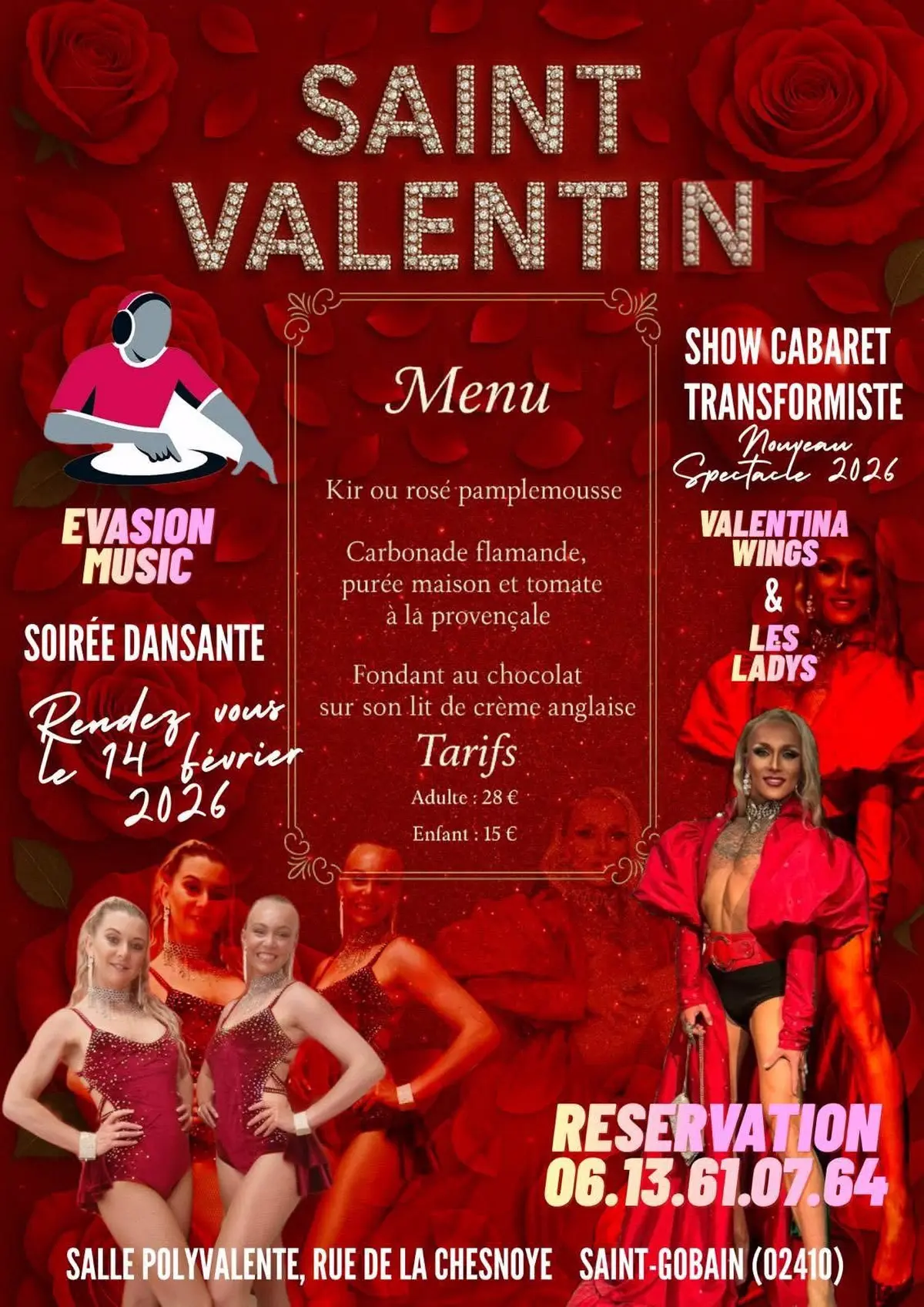 Soirée St Valentin Saint-Gobain 2026