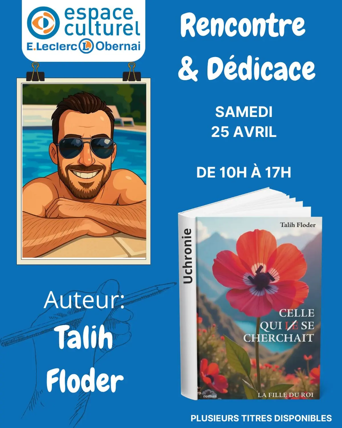 Séance de dédicaces Talih Floder