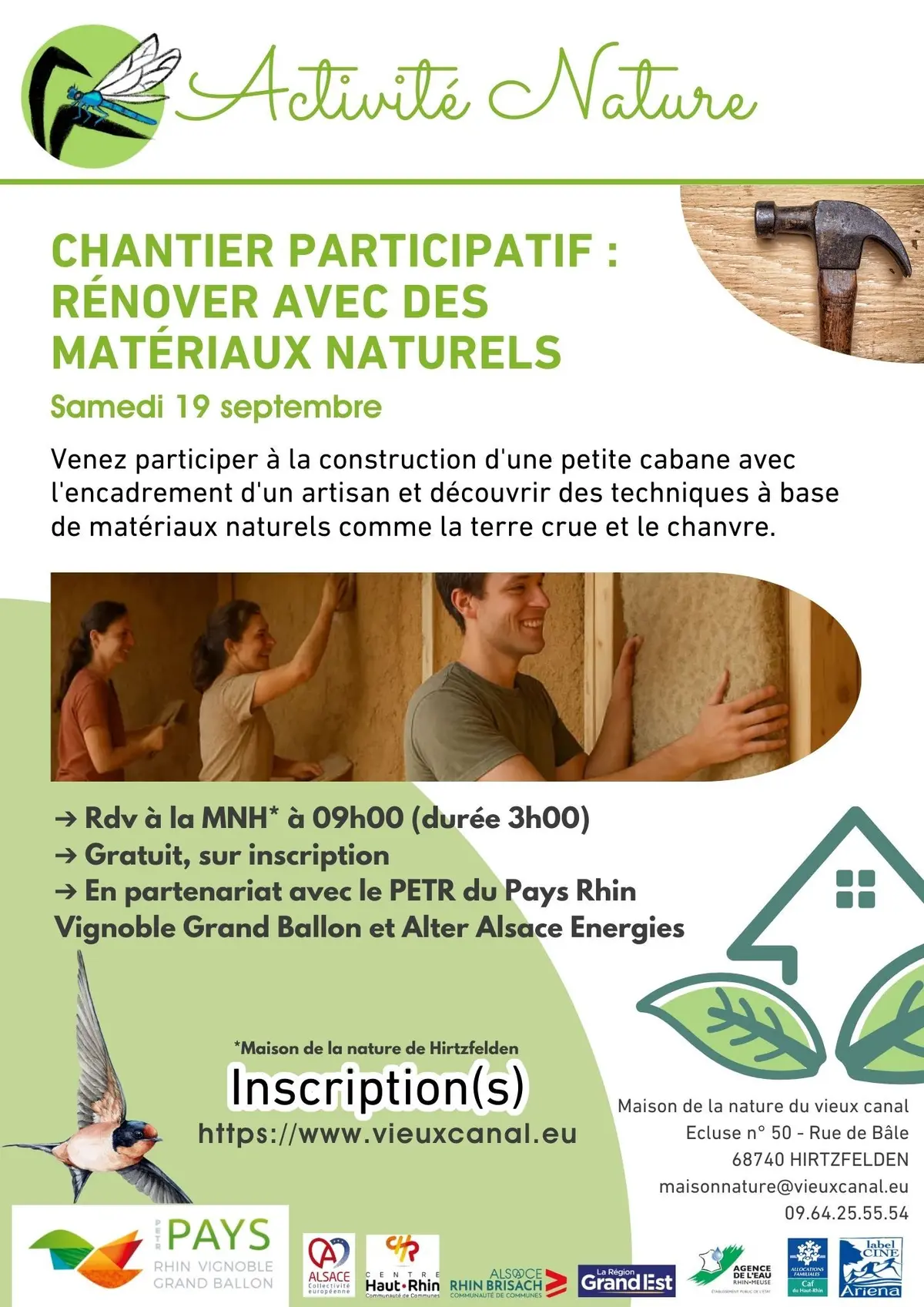 Atelier participatif : rénover avec des matériaux naturels