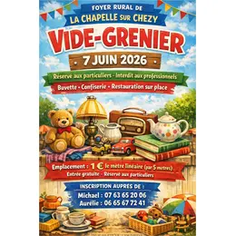 vide grenier a la chapelle sur chezy
