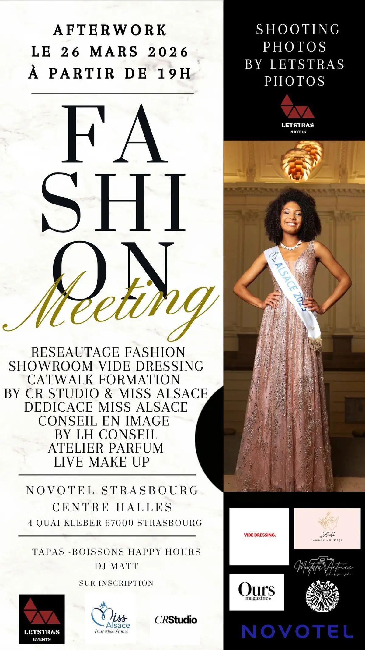 Afterwork fashion meeting - shooting/cours/atelier/dédicace/live/dj