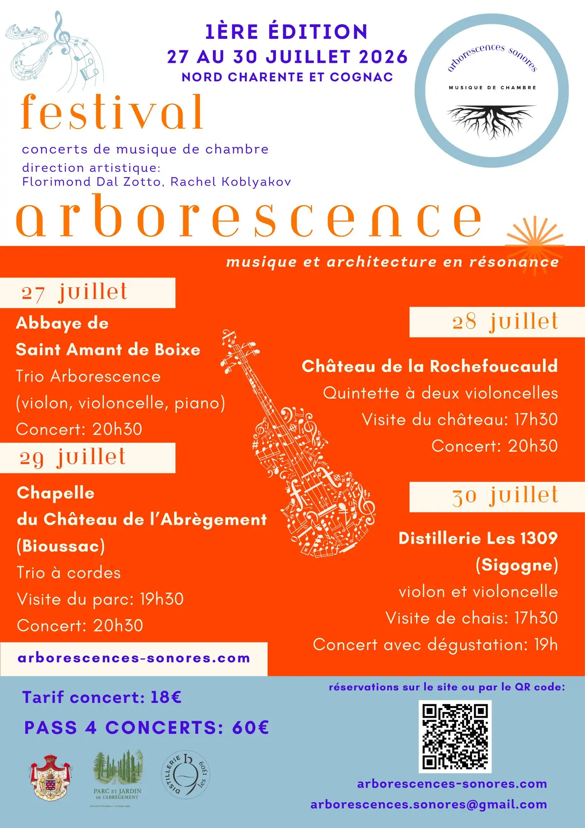 Festival Arborescence : concert au château de la Rochefoucauld