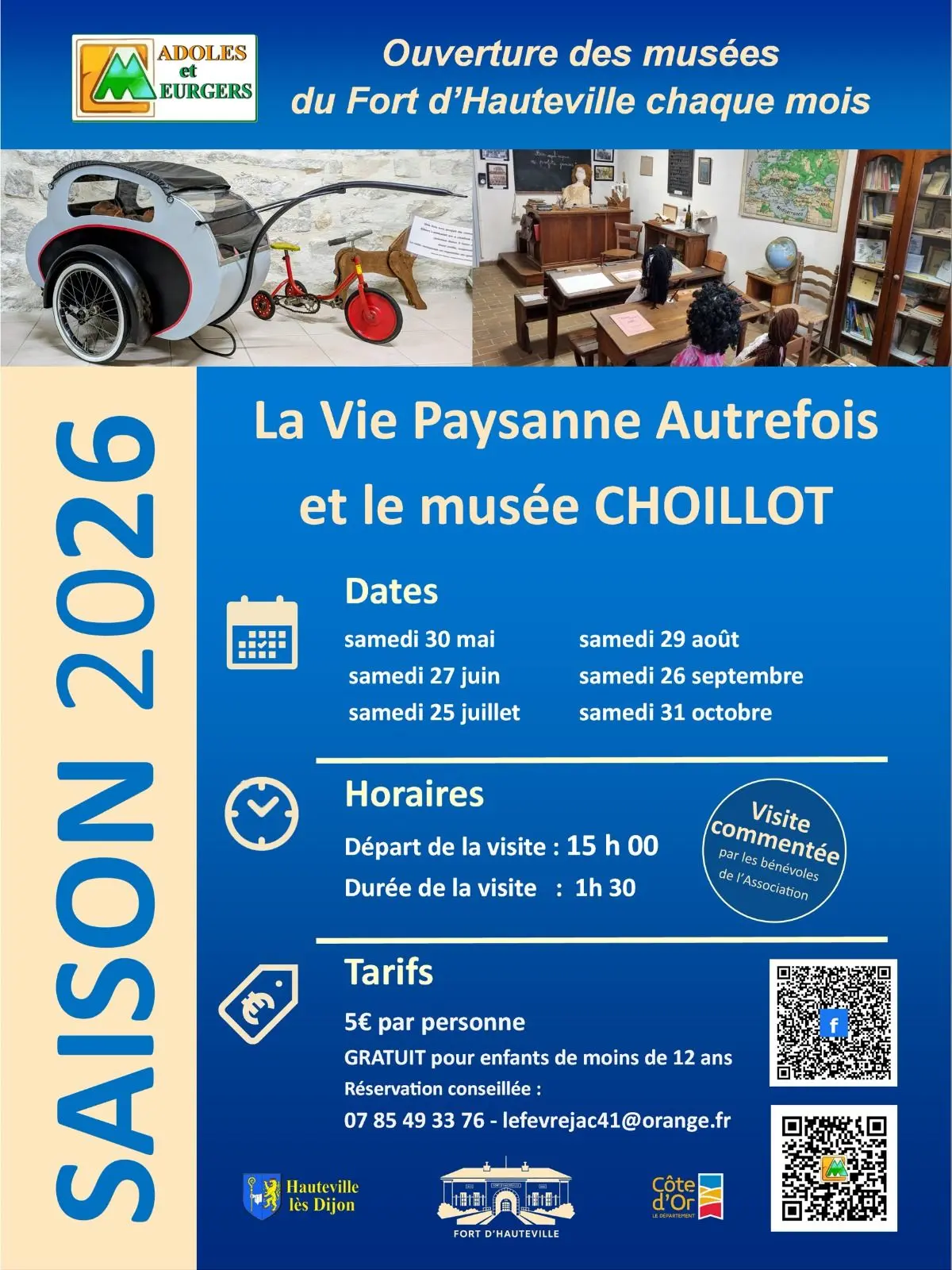 Ouverture des musées du Fort d'Hauteville