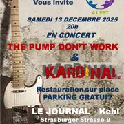 Concert ROCK samedi 13 Décembre avec Kardinal , The Pump Don't Work et A l'EST