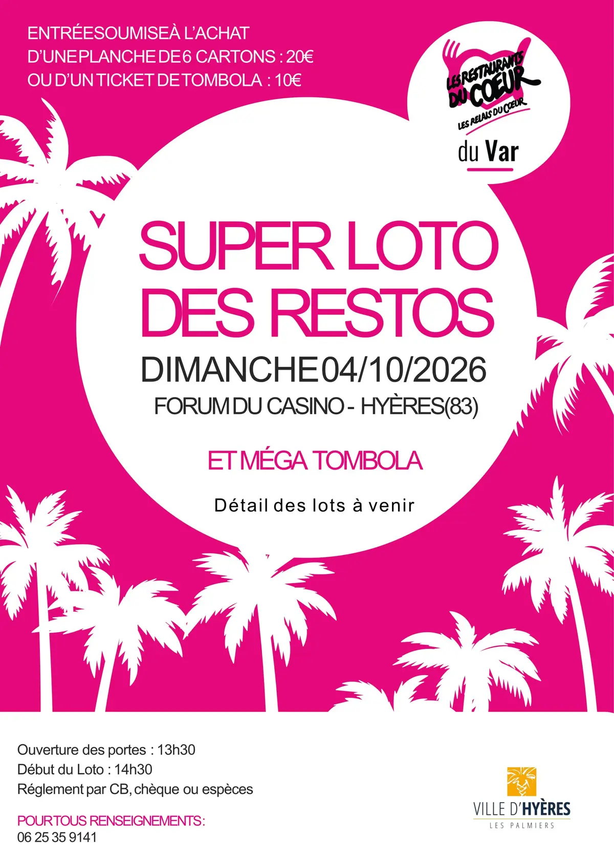 Super loto des restos du coeur du Var