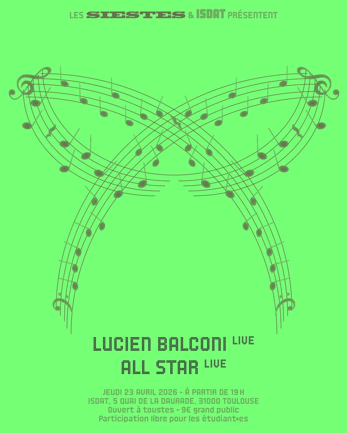 Les Siestes & l'isdaT présentent... #3