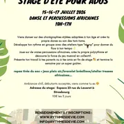 Stage d'été pour ados