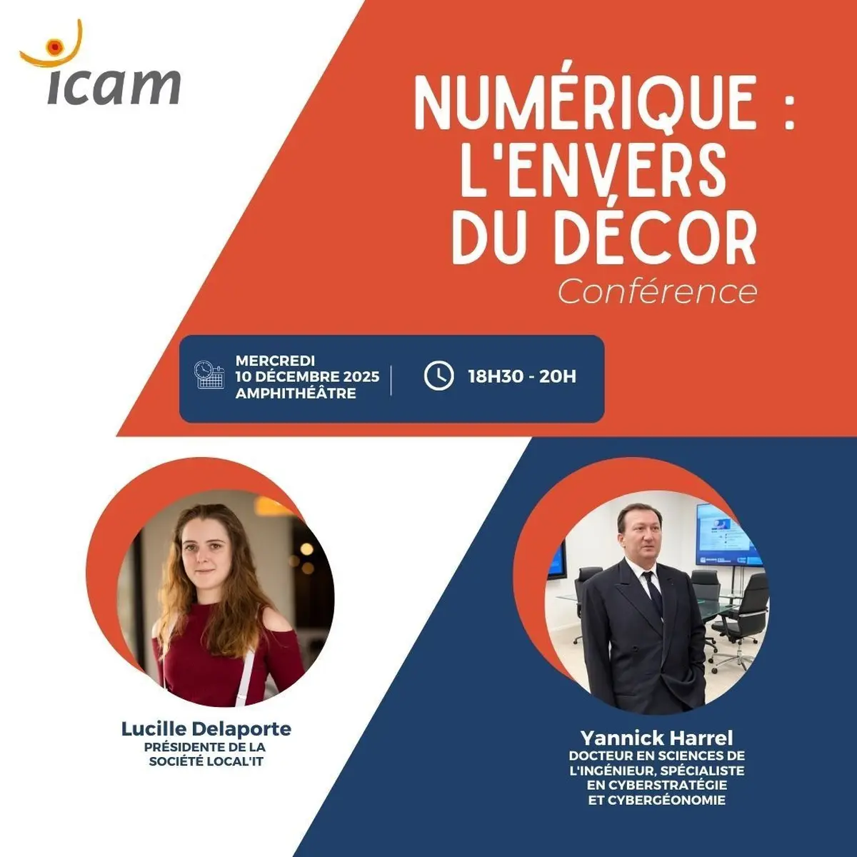 Conférence-débat à l'Icam Strasbourg : “Numérique, l’envers du décor”