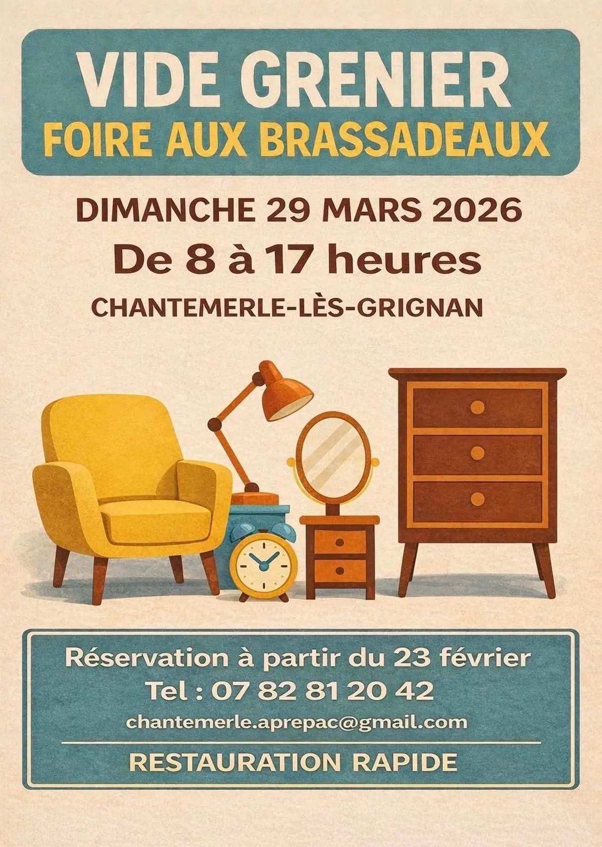 foire des brassadeaux et vide grenier