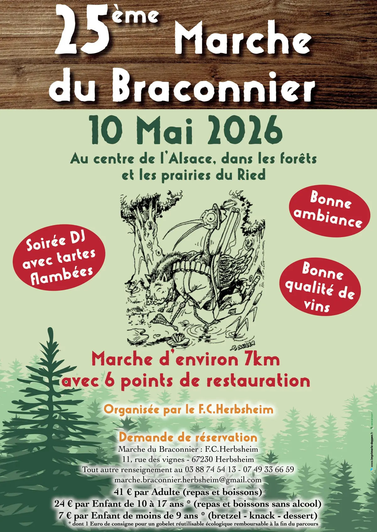 Marche gourmande du braconnier