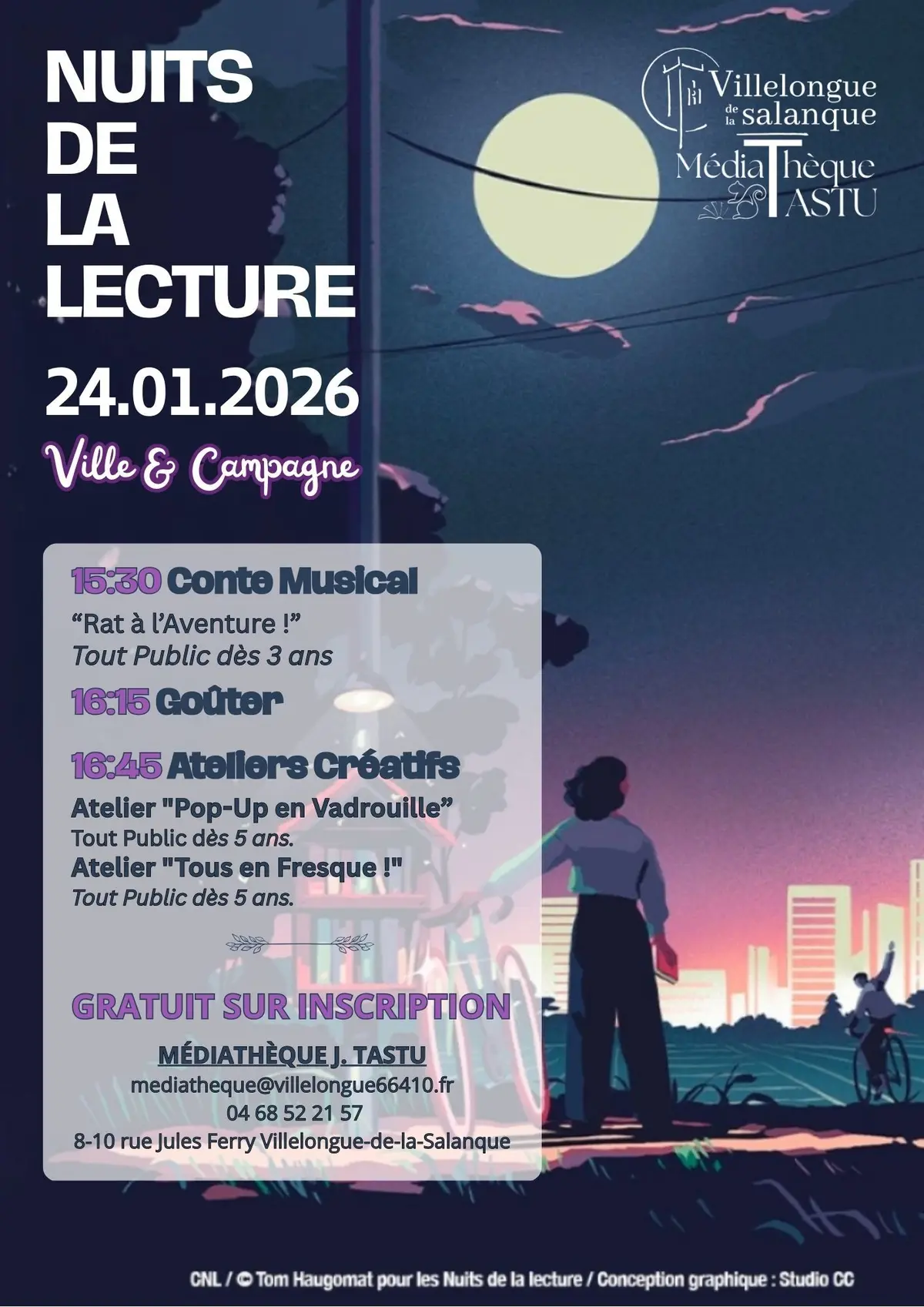Nuits de la Lecture 2026 | Ville & Campagne
