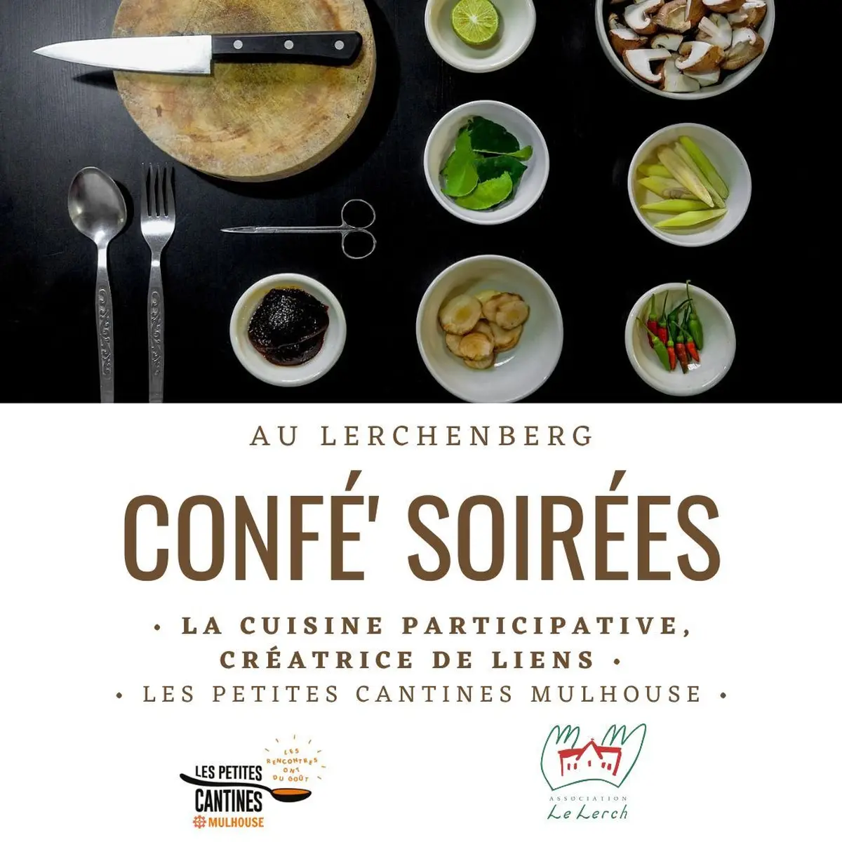 Confé' Soirées - La cuisine participative et solidaire, créatrice de liens