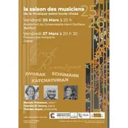 Concert de la Saison des musiciens en Trio Grands Romantiques
