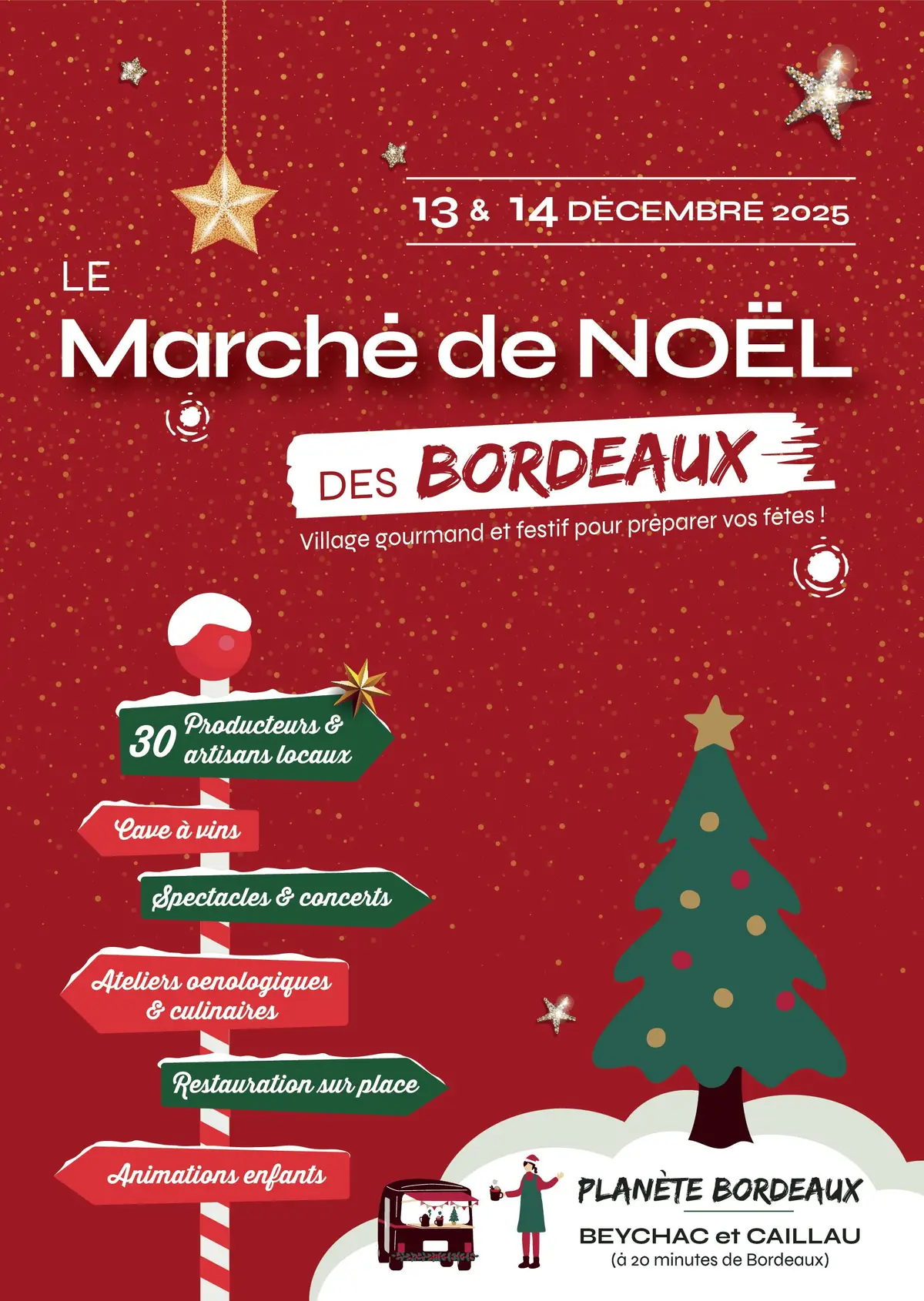 le village gourmand et festif des AOC Bordeaux