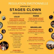 Regulation Émotionnelle propose ses stages clown 