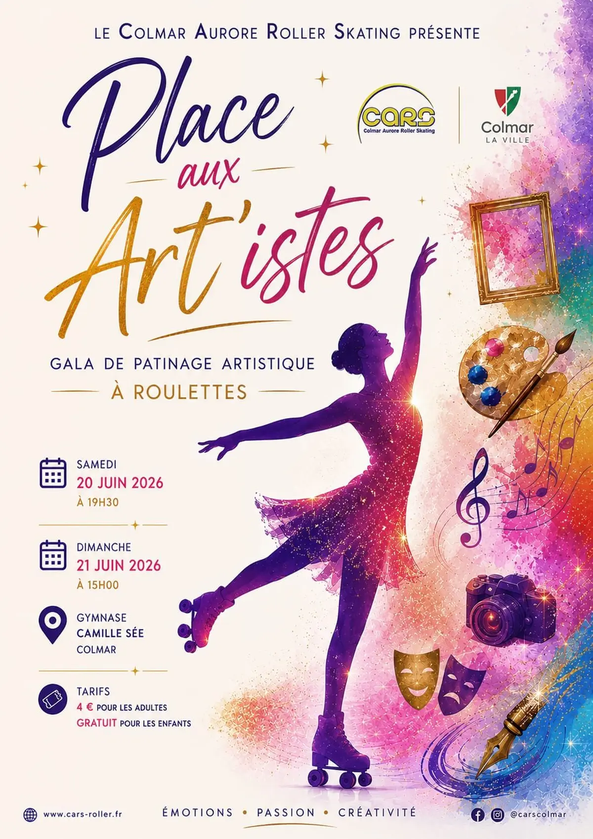 Gala de patinage sur roulettes du CARS - Place aux Art'istes