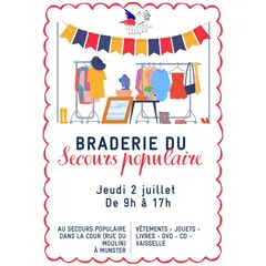 Braderie solidaire du Secours populaire de Munster