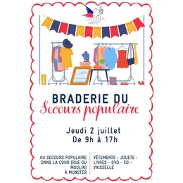 Braderie solidaire du Secours populaire de Munster
