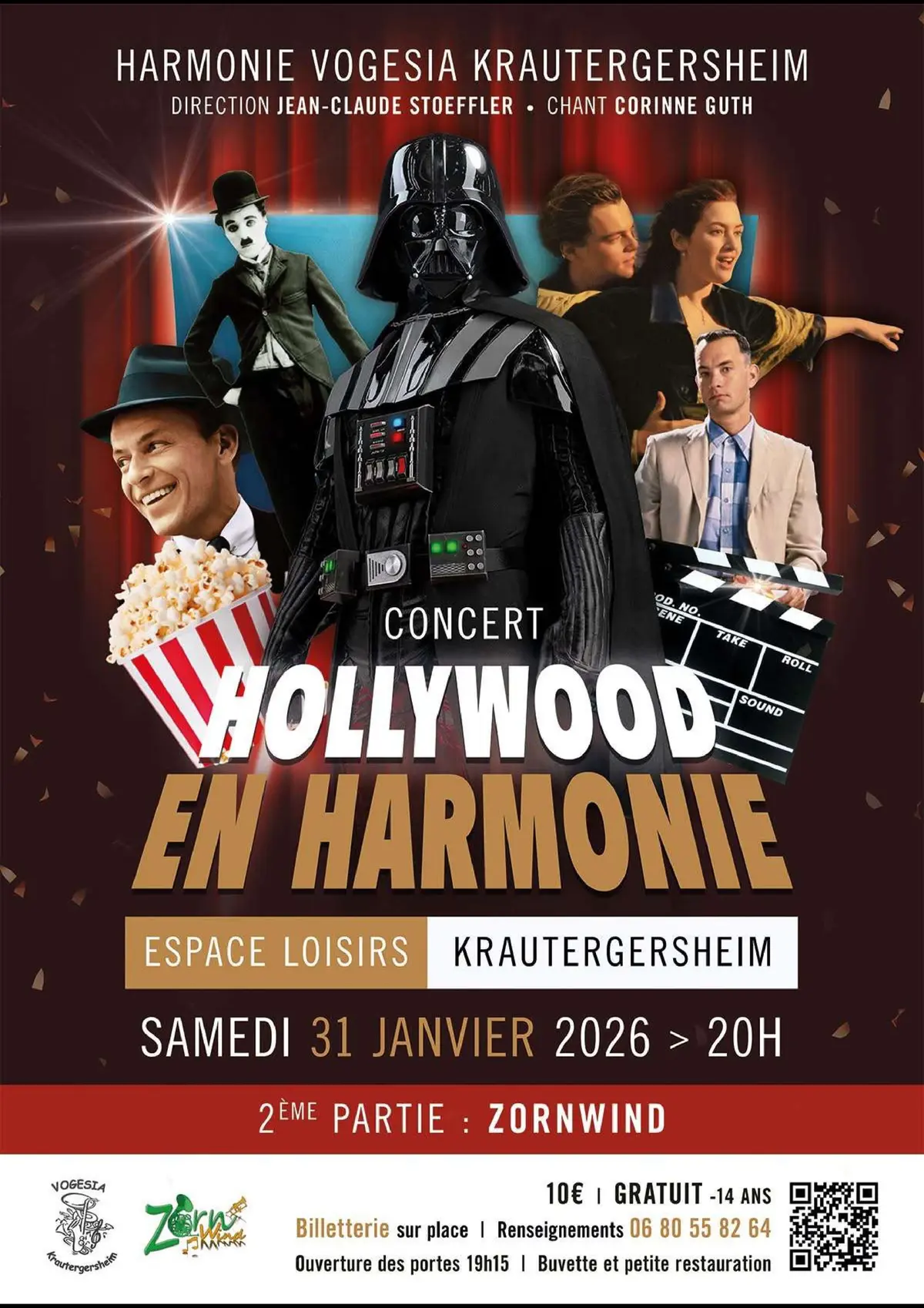 Concert annuel de l'orchestre Vogesia de Krautergersheim