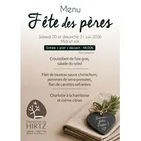 À table avec Papa &copy; Domaine du HIRTZ