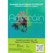 Concert ensemble vocal Plurielles Amhrain, ballades et complaintes celtiques 