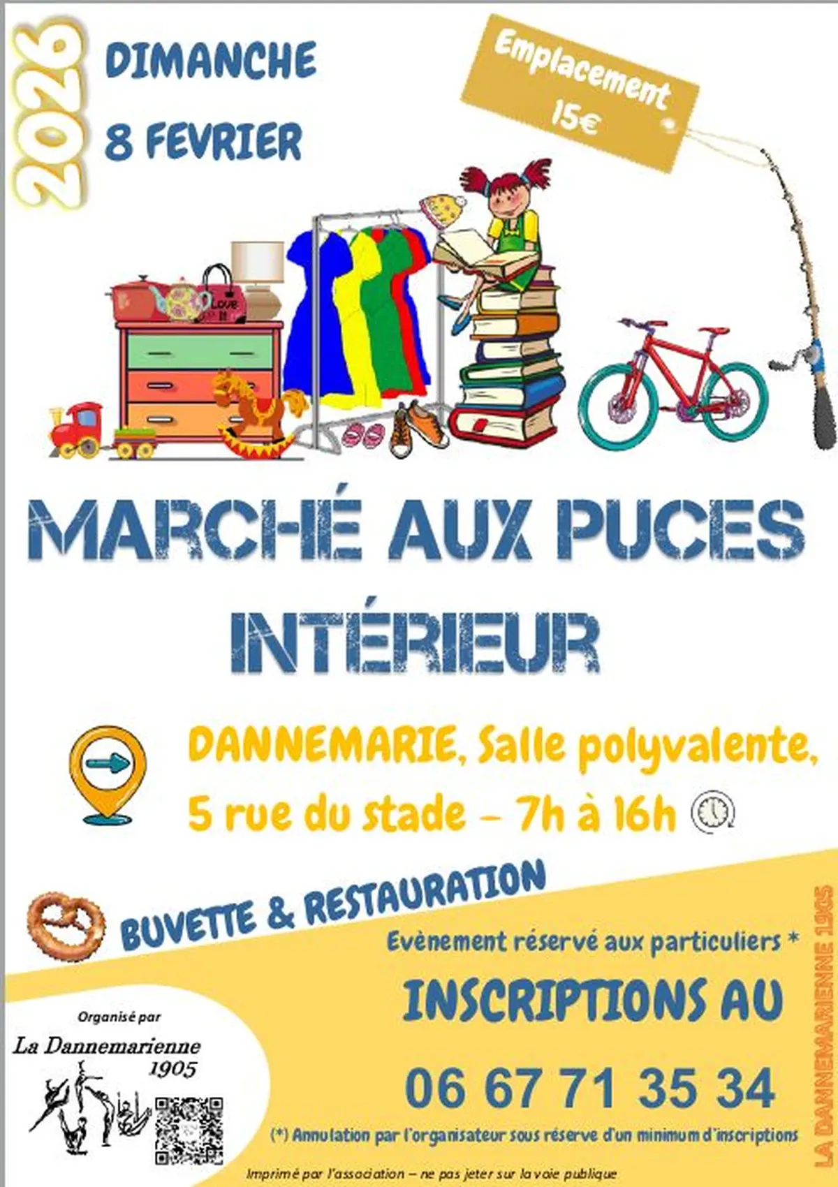 Marché aux puces en salle 
