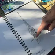 Retraite dessin – Croquis d’architecture colorés à Beaune