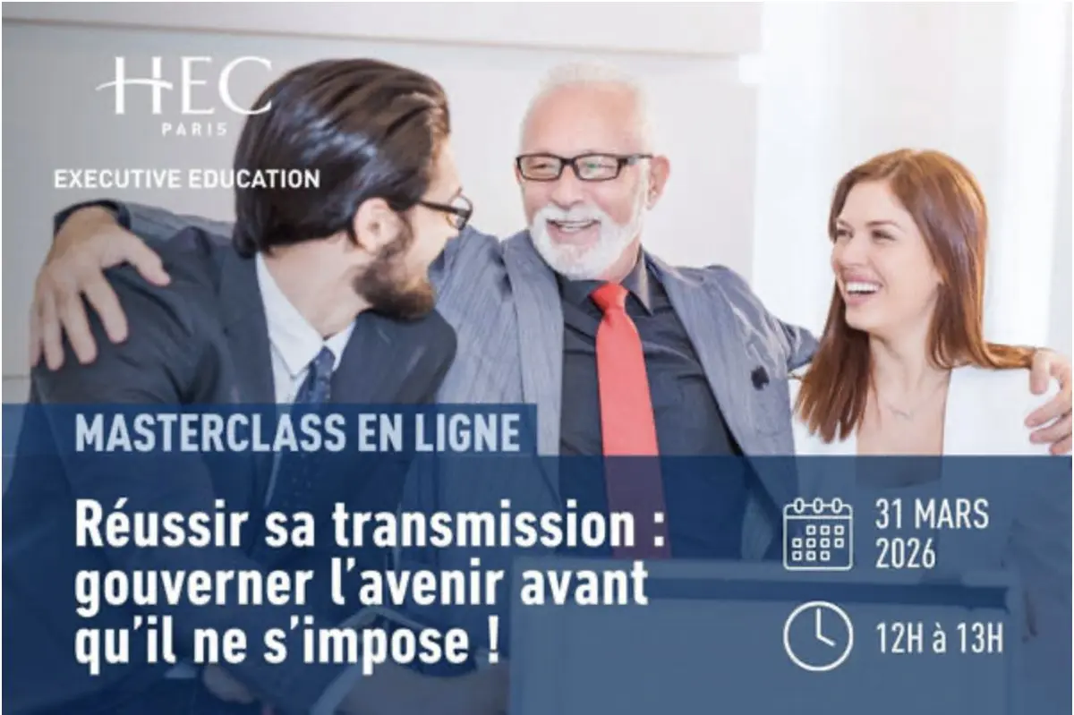 Réussir sa transmission : gouverner l'avenir avant qu'il ne s'impose !