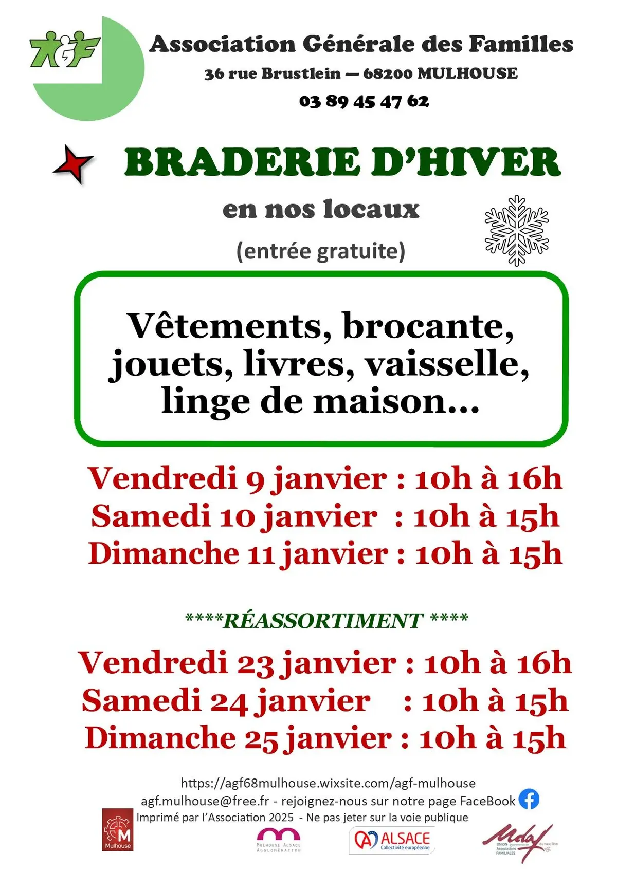 Braderie d'hiver