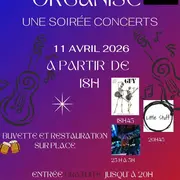 ! Soirée Concerts du MAD à Dompaire le 11 avril !