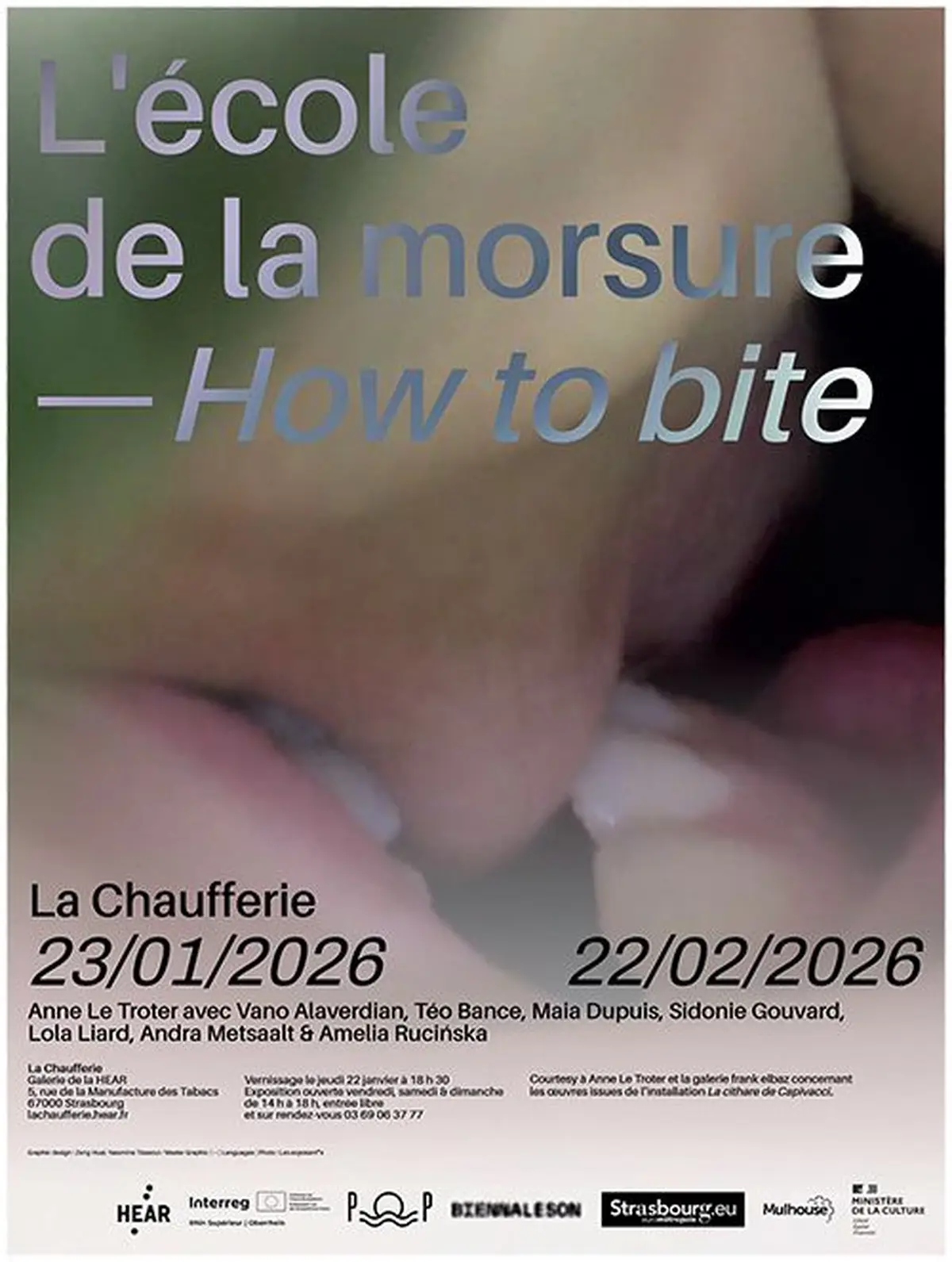 L'école de la morsure – How to bite