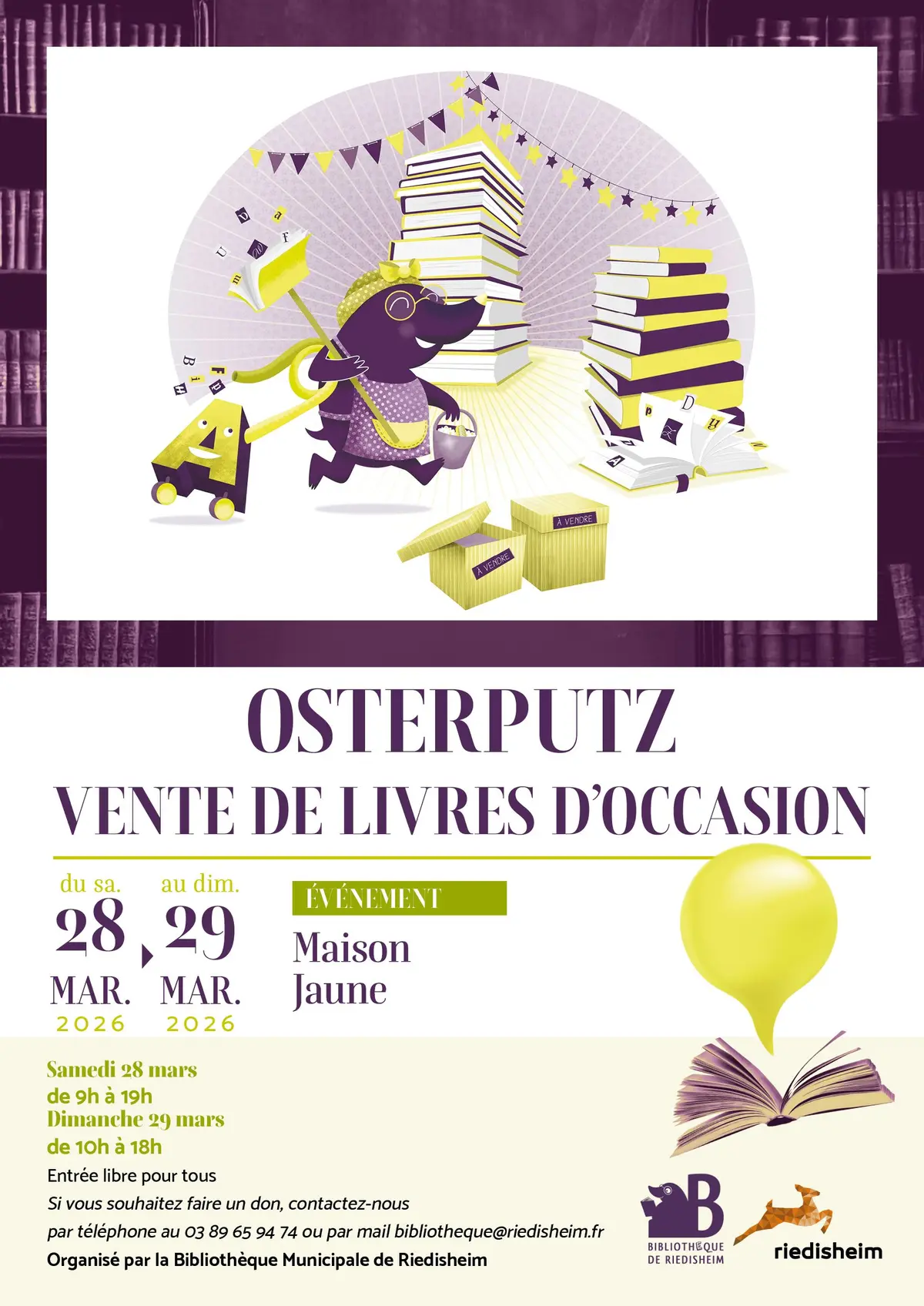 Osterputz : vente de livres d'occasion