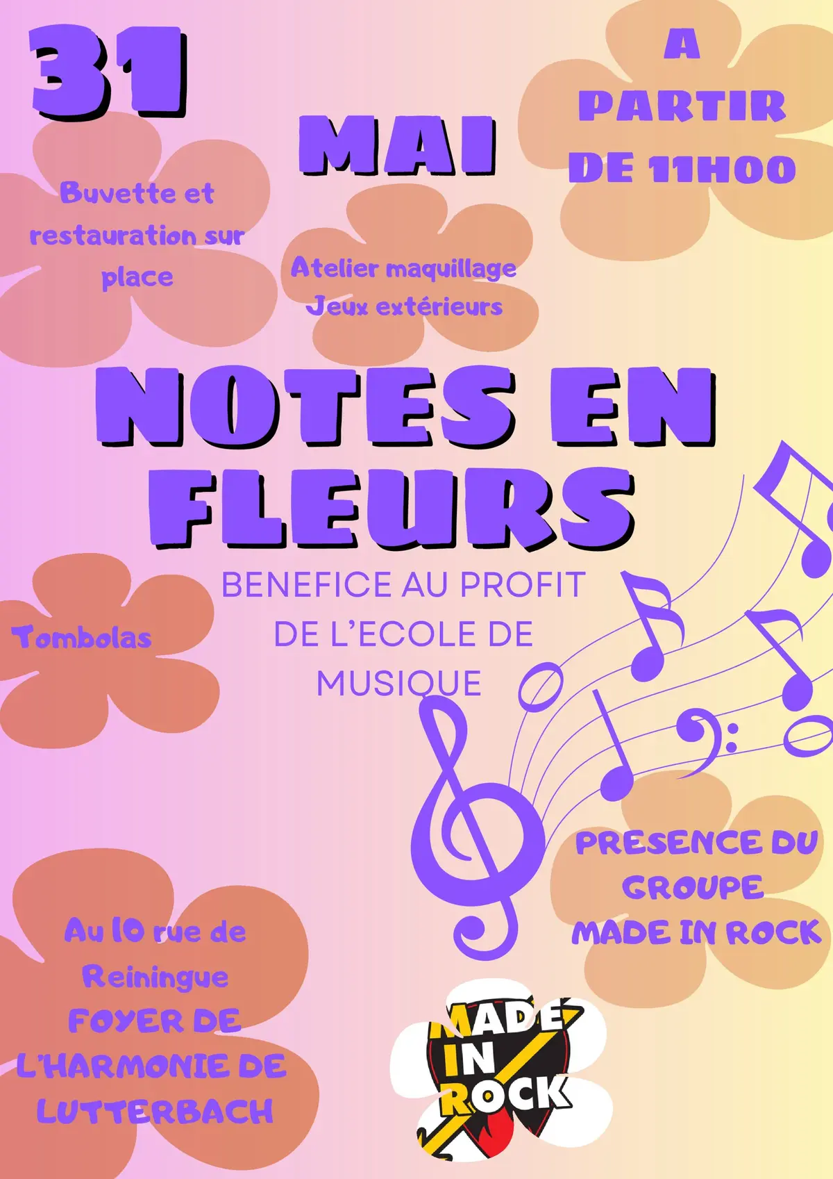 Notes en fleurs