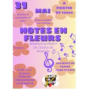 Notes en fleurs