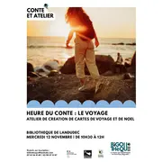 Heure du conte sur le voyage et atelier cartes de voyage et de Noël