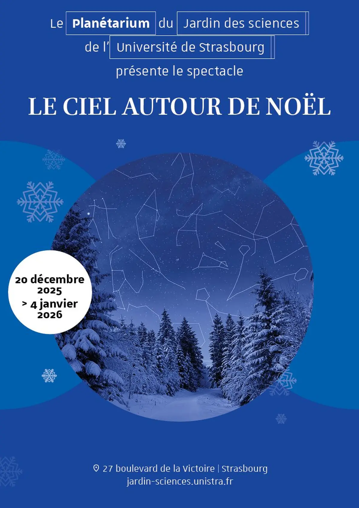Le ciel autour de Noël 