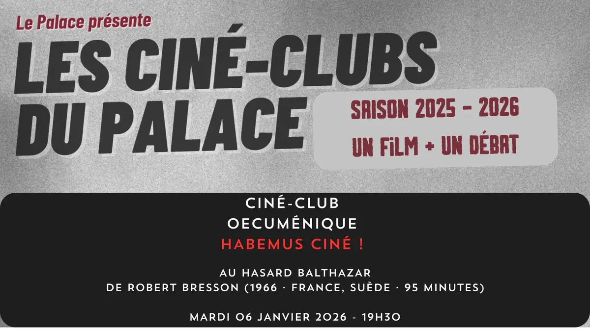 Ciné-club œcuménique - Au hasard Balthazar, de Robert Bresson (1966)