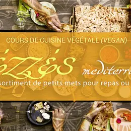 Cours de cuisine vegan Mezzés méditerranéens originaux pour apéro ou repas