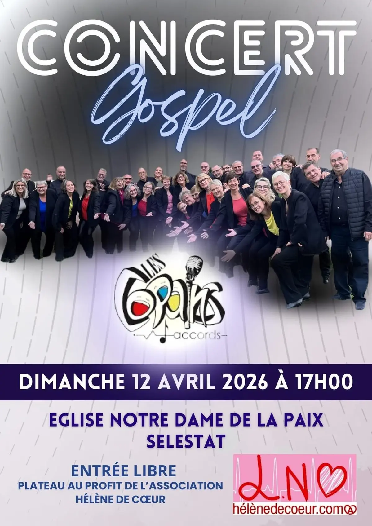 Concert des Copains d'Accords au profit de Hélène de coeur