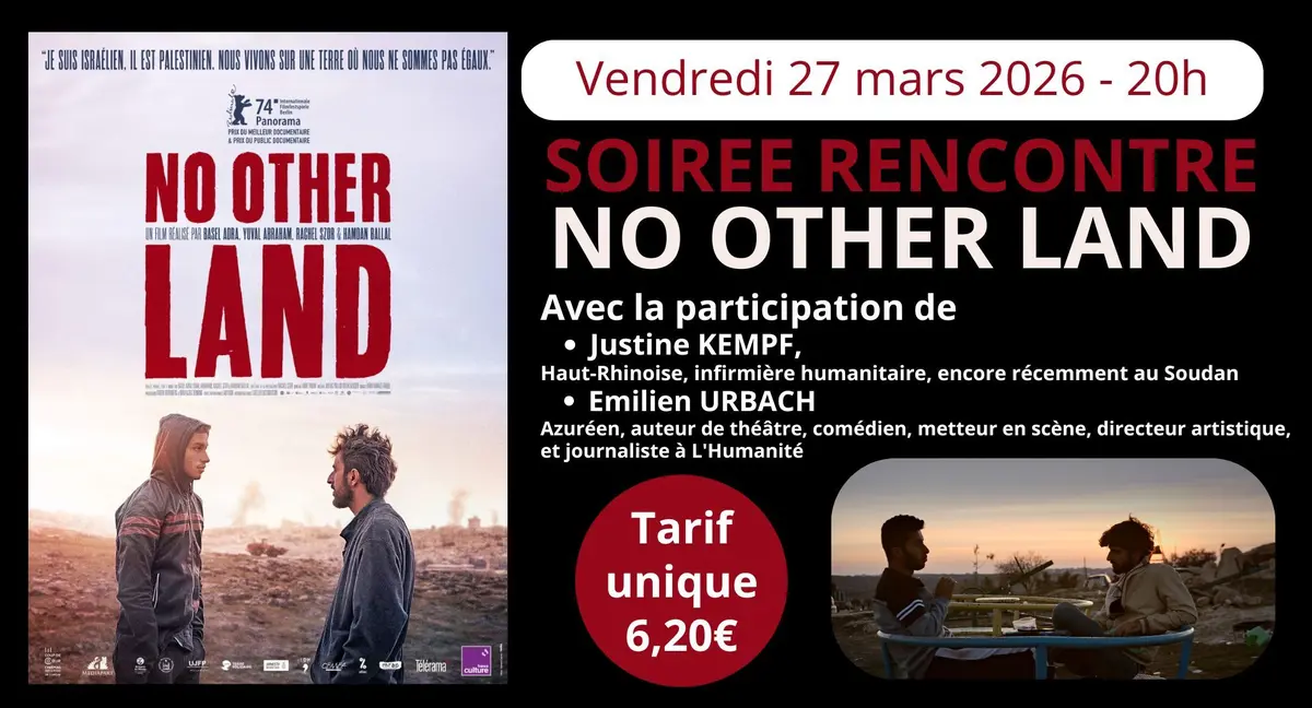 Soirée rencontre / No Other Land