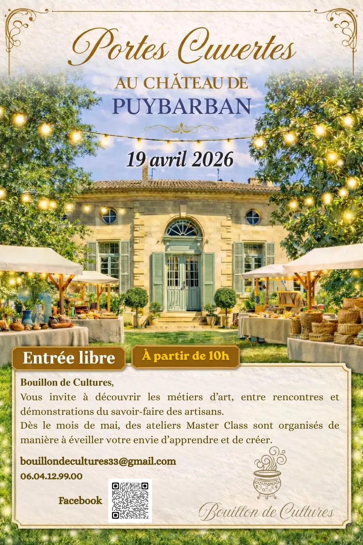 Portes ouvertes au château de Puybarban