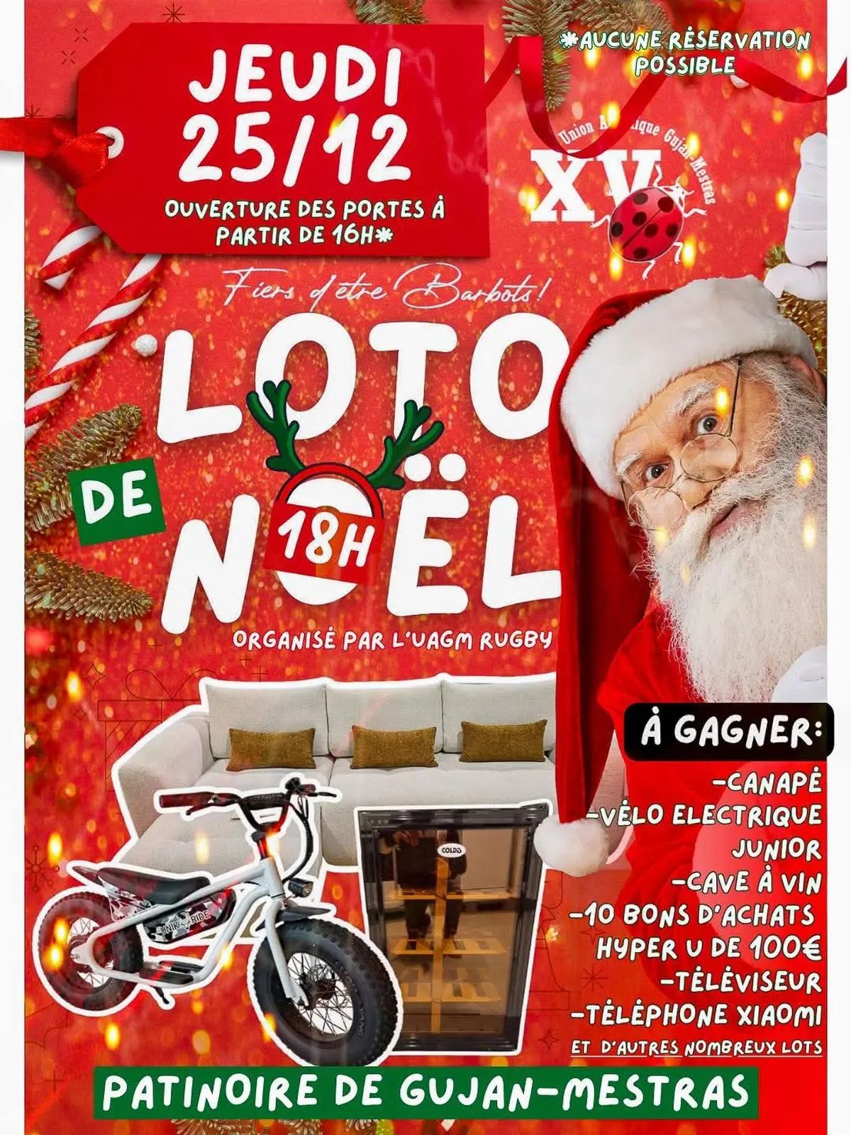 Loto de l'Uagm rugby