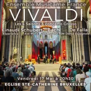 Ensemble Musicâme France : Vivaldi, Einaudi, Schubert, Bach, De Falla, Telemann