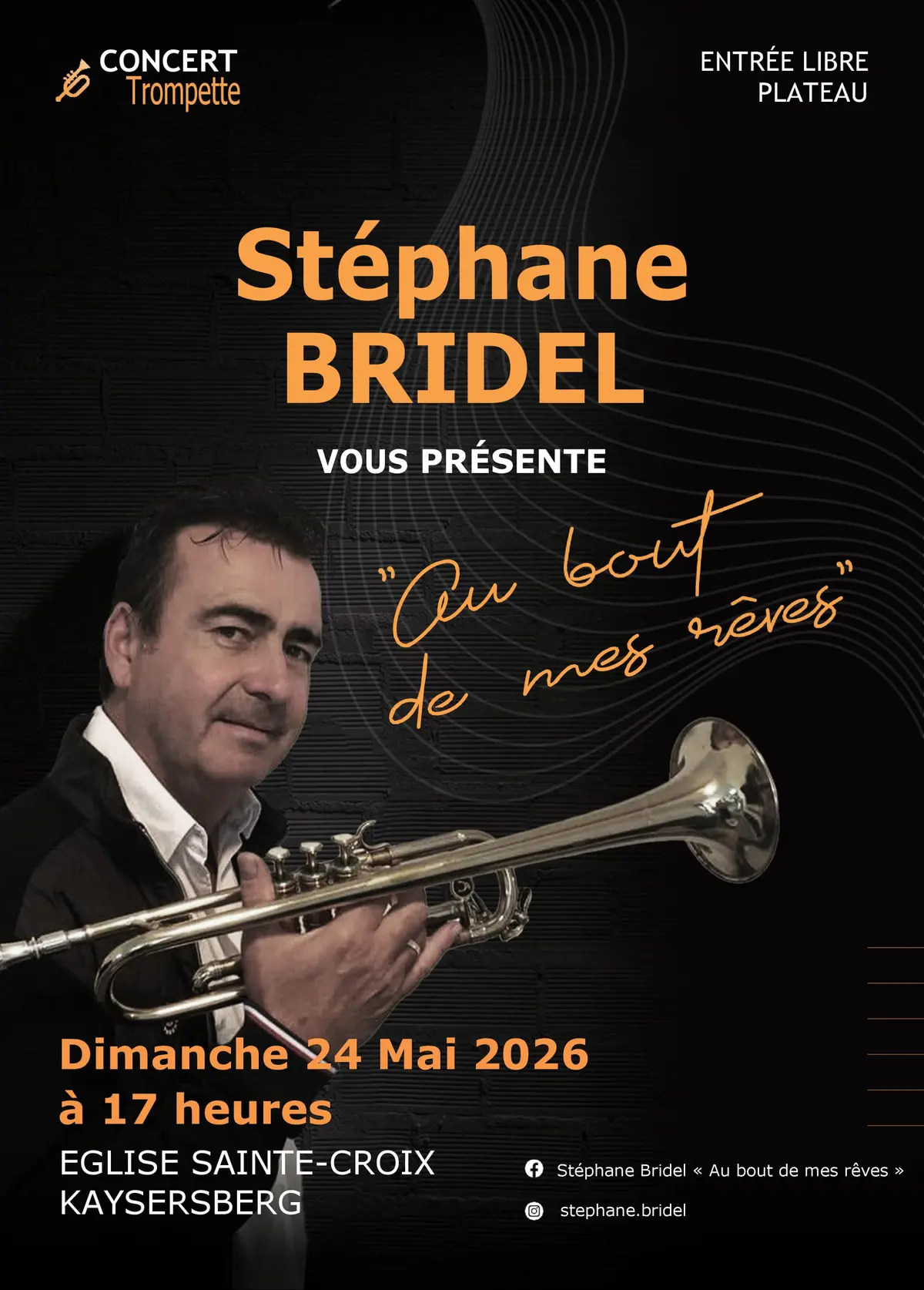 Concert de trompette variétés Grands Standards Au Bout De Mes Rêves 