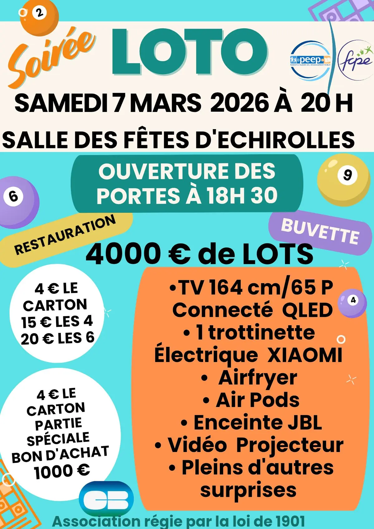 Loto du collège Louis Lumière 