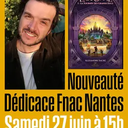 Alexandre Sacré en dédicace à la Fnac de Nantes
