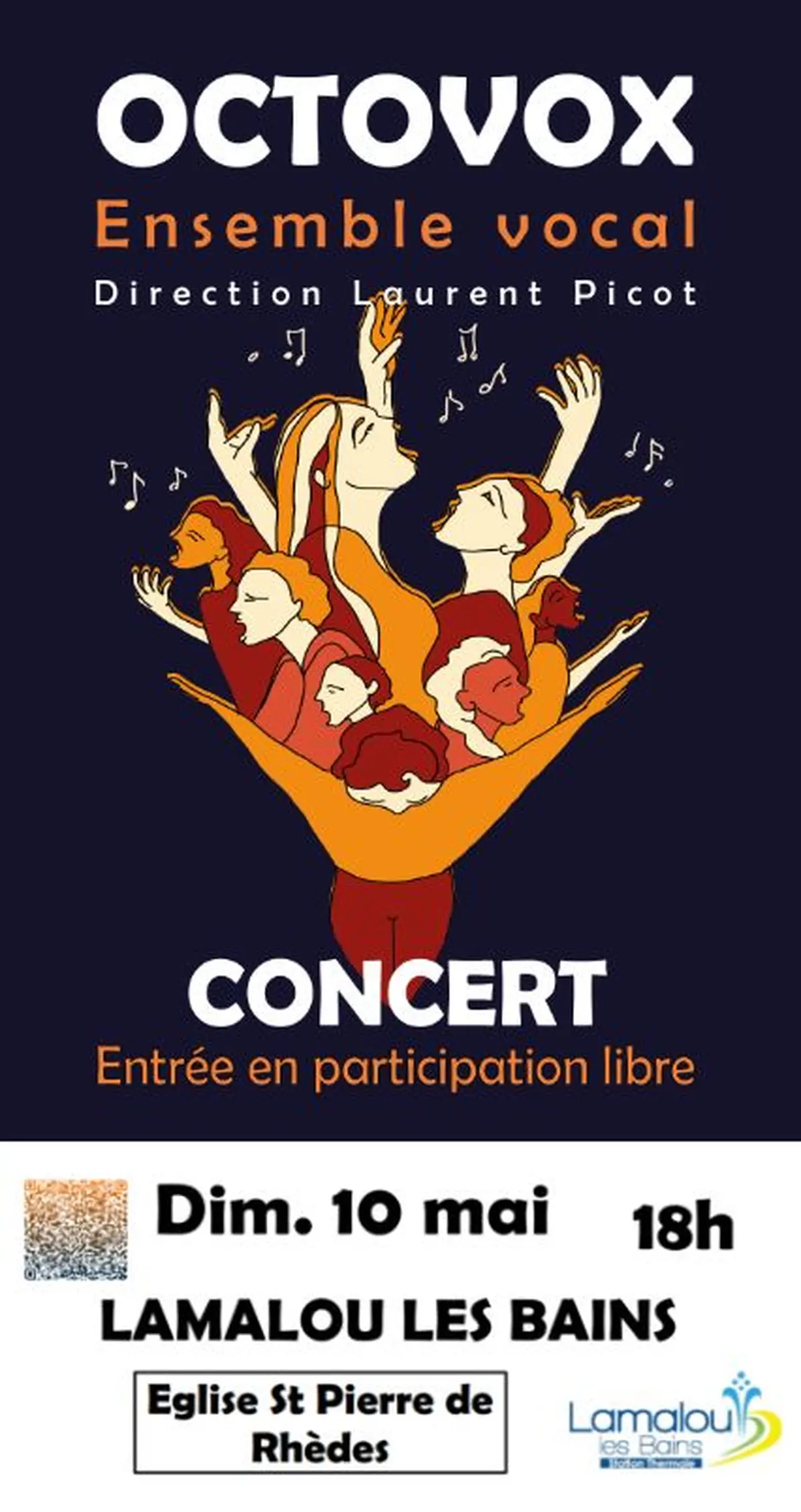 Concert de l'ensemble vocal OCTOVOX