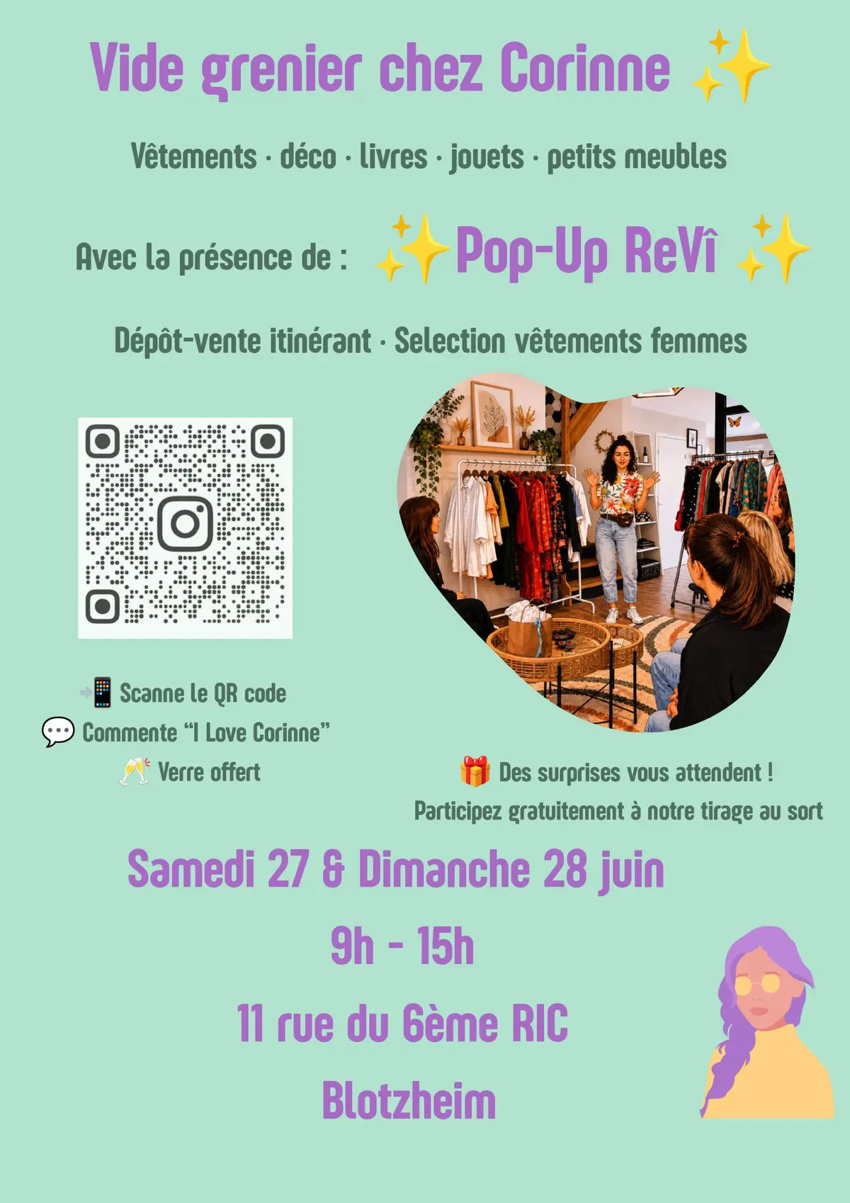 Vide grenier chez Corinne feat. PopUp ReVî